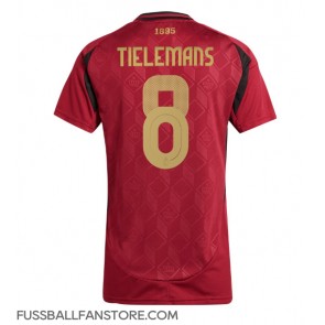 Belgien Youri Tielemans #8 Replik Heimtrikot Damen EM 2024 Kurzarm